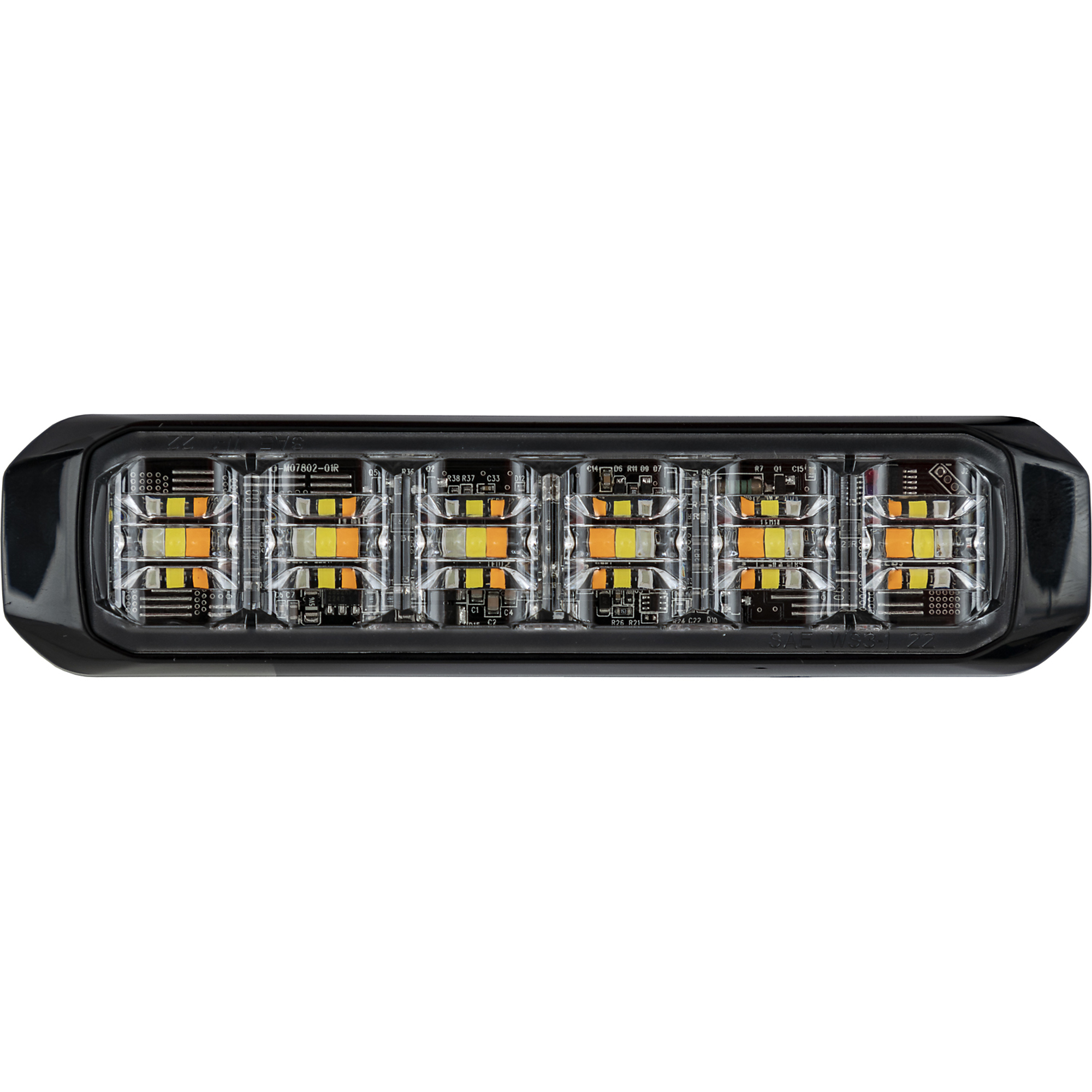 Buyers Products, 5in. LED Emergency Warning Strobe Light Bar Amber/Green/Clear, Light Type LED, Lens Color Multi, Included (qty.) 1 Model# 8891829